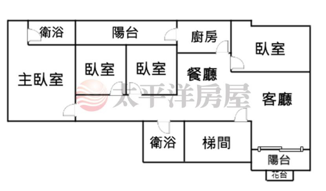 泰山買房賣屋超大坪數低公設四房車,新北市泰山區楓江路