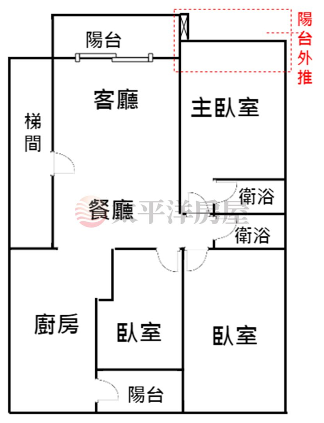 泰山買房賣屋全球低公設大三房,新北市泰山區泰林路二段