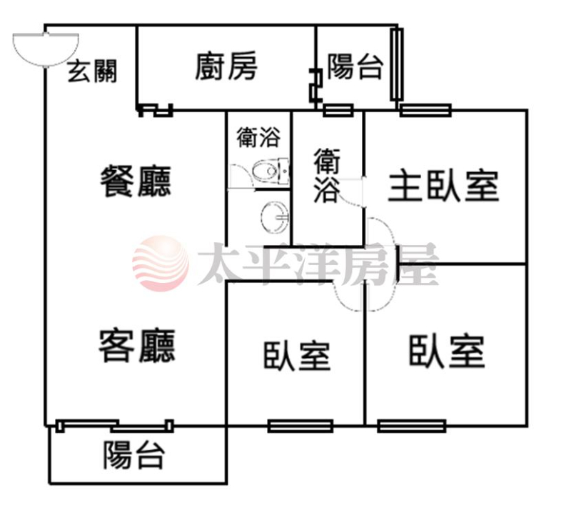 五股買房賣屋陸光A區大空間三房車,新北市五股區六合街