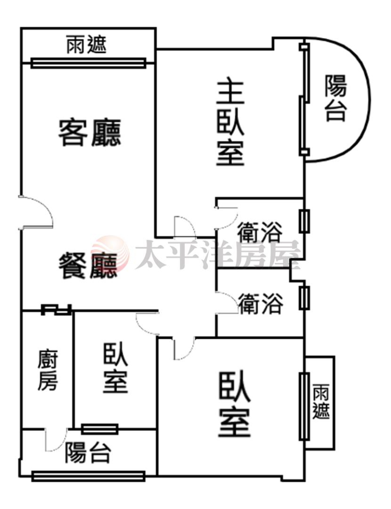 五股買房賣屋合新高樓明亮三房車,新北市五股區新城八路