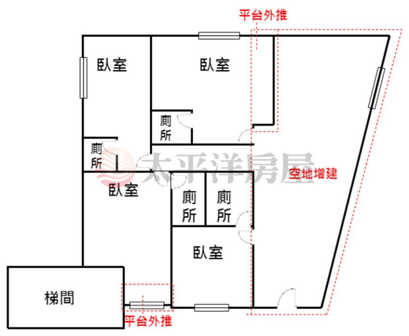 泰山買房賣屋工專壹樓年輕公寓四套房,新北市泰山區工專路