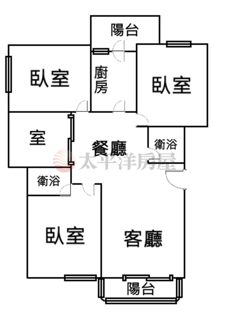 五股買房賣屋稀有低公設大坪數華廈,新北市五股區西雲路