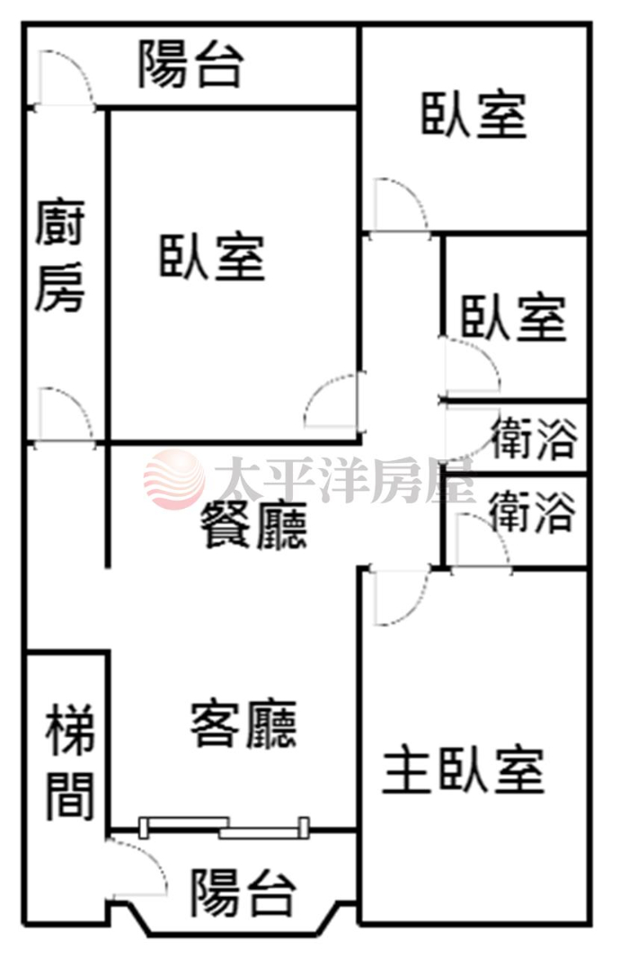 五股買房賣屋清幽方正典雅四房,新北市五股區五福路