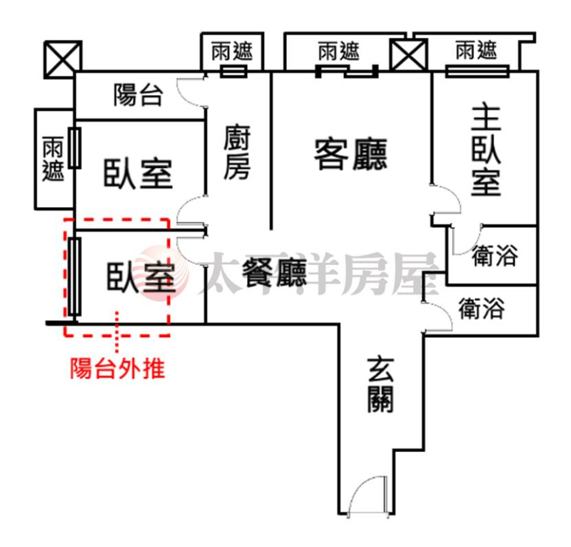 五股買房賣屋前後陽台邊間景觀三房大車位,新北市五股區凌雲路一段