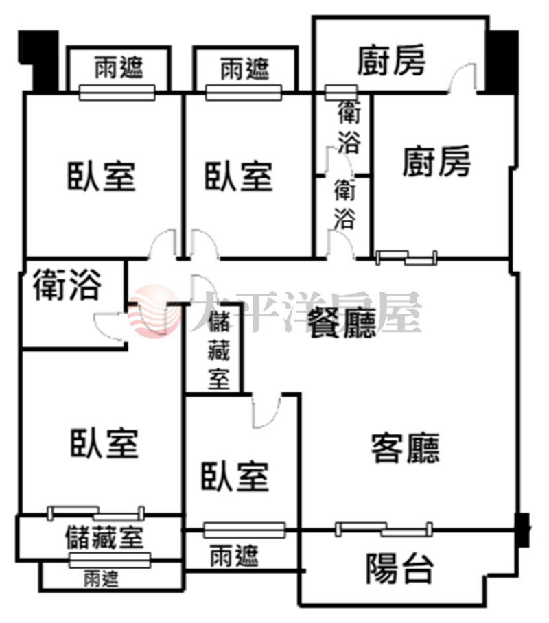 泰山買房賣屋玄泰精品美裝4房雙車位,新北市泰山區仁武街