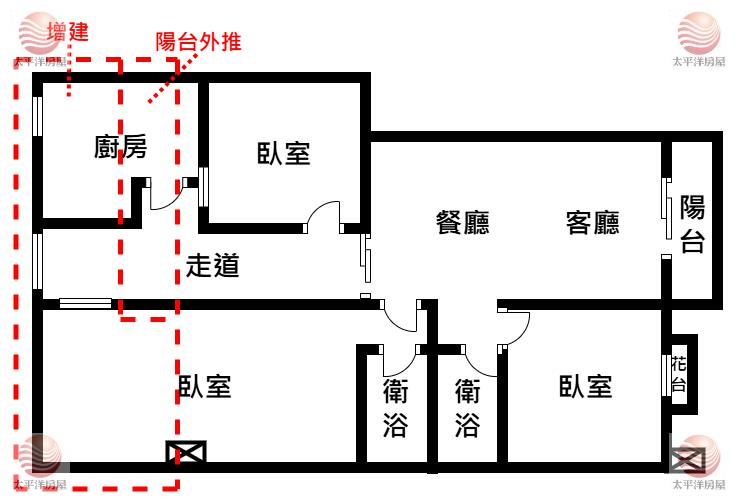 五股買房賣屋前庭院低公設超大三房車,新北市五股區五福路