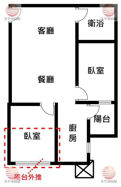 五股買房賣屋面公園伯爵美2房車,新北市五股區芳洲七路