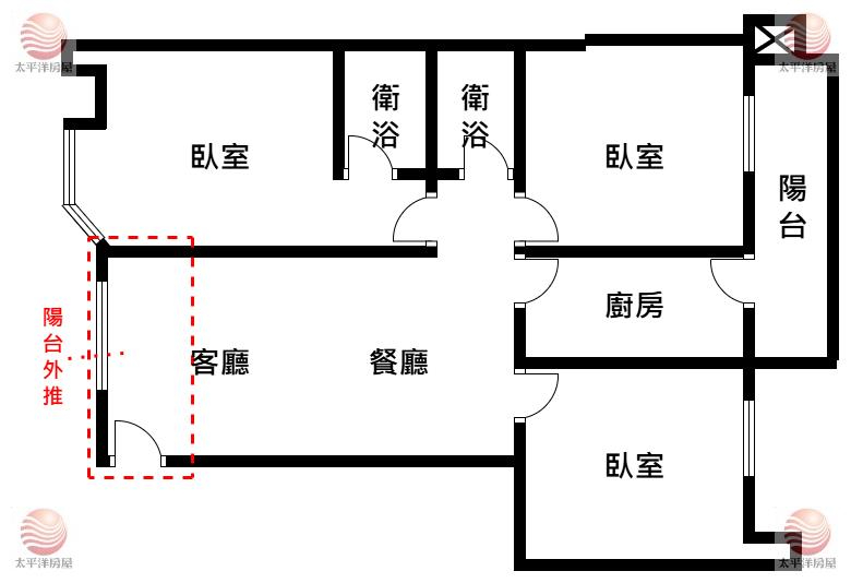 五股買房賣屋九揚高樓明亮美三房,新北市五股區御成路