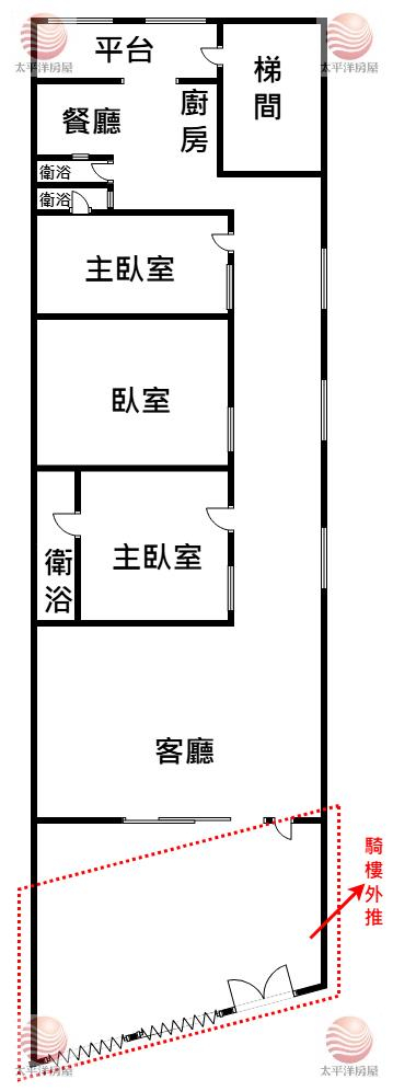 泰山買房賣屋挑高三米面公園大面寬一樓,新北市泰山區黎明路