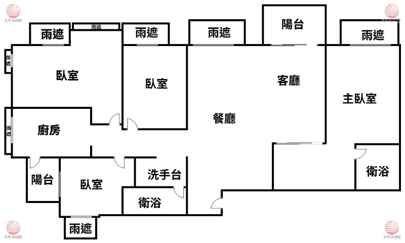 泰山買房賣屋簡約溫馨大四房車,新北市泰山區明志路一段
