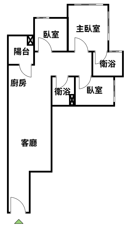 泰山買房賣屋朗朗邊間景觀三房車,新北市泰山區信華三街