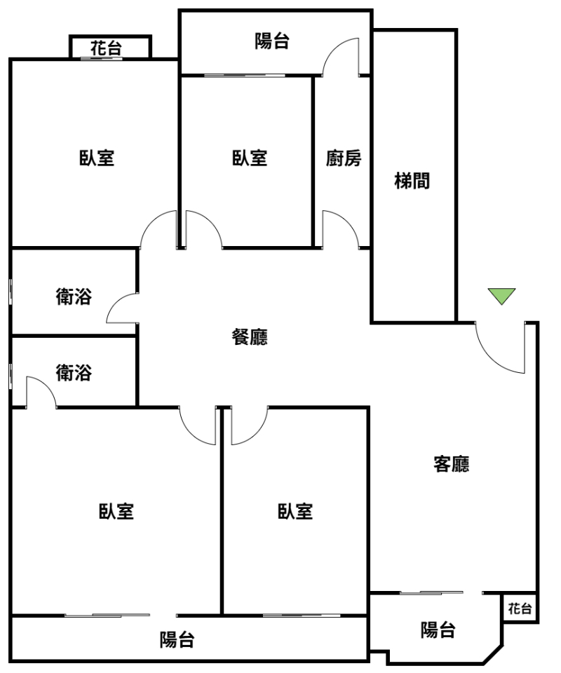 五股買房賣屋低公設芳鄰大四房車,新北市五股區成泰路一段