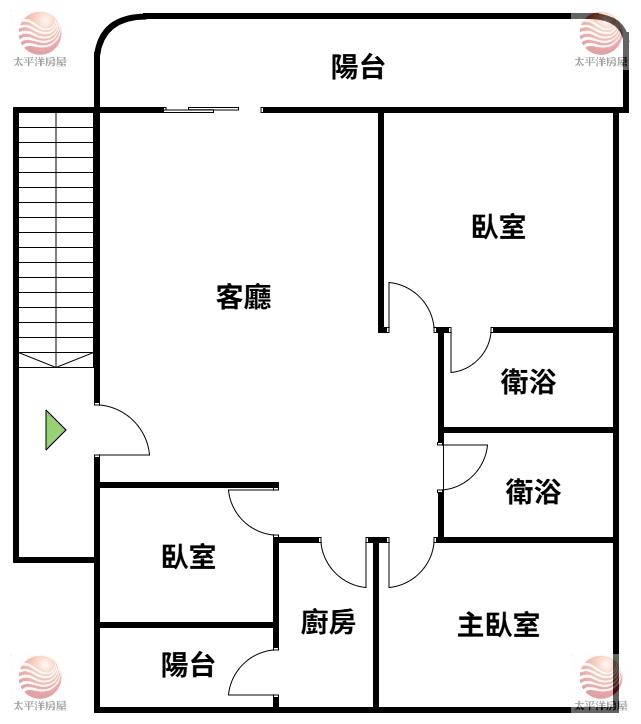 五股買房賣屋低公設前後陽台大三房,新北市五股區登林路