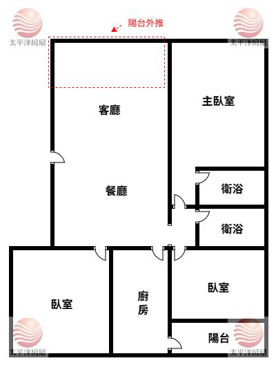 泰山買房賣屋麗池大棟距學區三房車,新北市泰山區泰林路二段