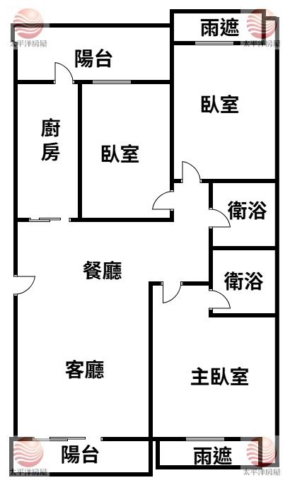 五股買房賣屋全聯旁前後陽台三房車,新北市五股區新城八路