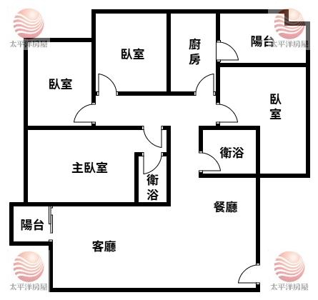 泰山買房賣屋京城邊間四房車,新北市泰山區仁義路