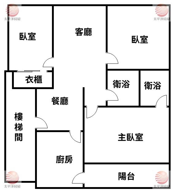 五股買房賣屋三面採光方正大三房,新北市五股區成泰路三段