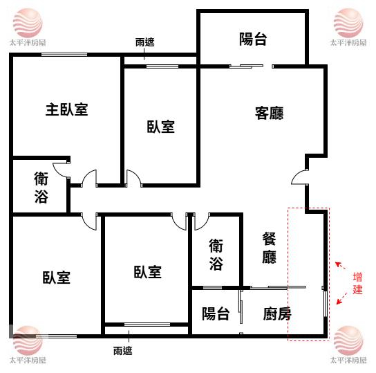 泰山買房賣屋十八甲哈佛景觀大四房,新北市泰山區仁愛路