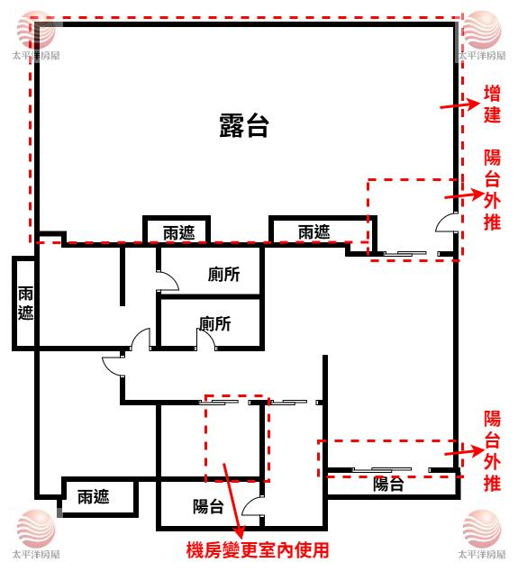 次頂樓洲子洋超大空間可碩4平車,新北市五股區新城一路