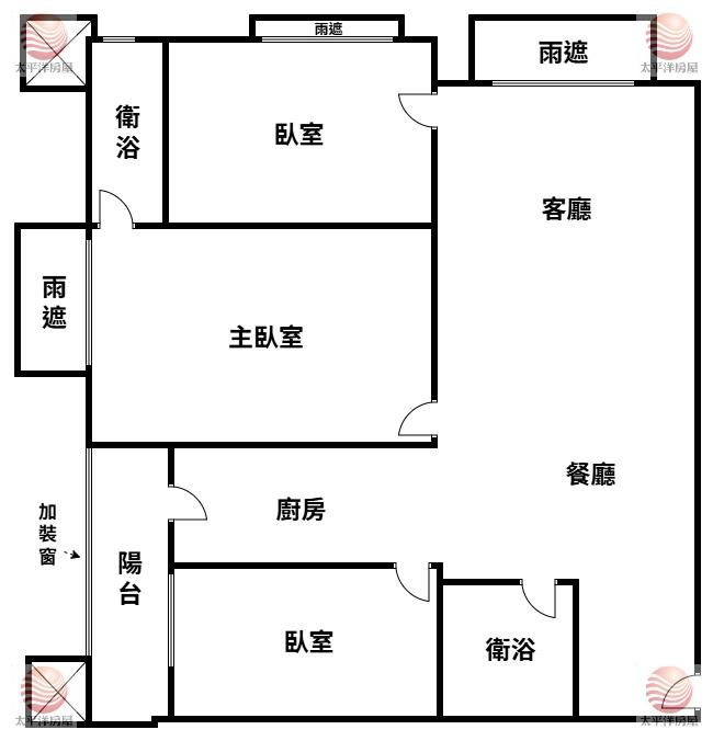 五股買房賣屋未來之都邊間採光三房車,新北市五股區新城五路