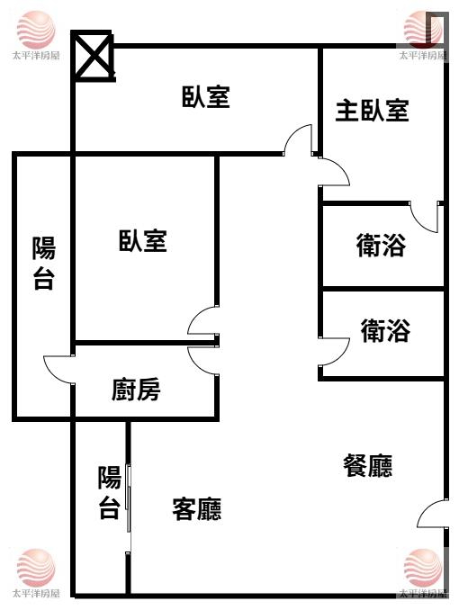 泰山買房賣屋低公設採光電梯三房,新北市泰山區泰林路二段