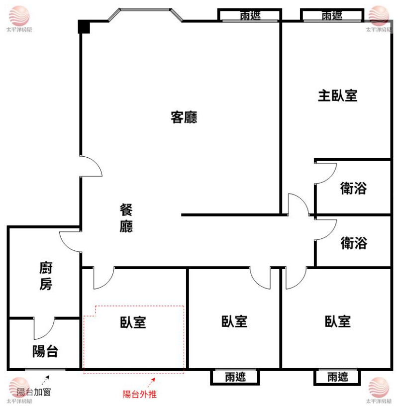 泰山買房賣屋羅浮美裝四房車,新北市泰山區仁愛路