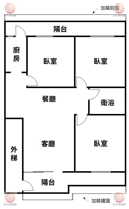 泰山買房賣屋前後陽台採光溫馨美宅,新北市泰山區辭修路