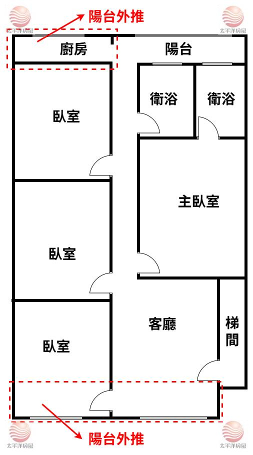 泰山買房賣屋輔大旁大坪數大四房,新北市泰山區明志路三段