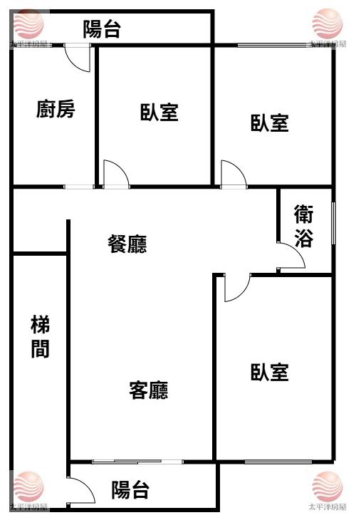 泰山買房賣屋醒吾邊間明亮三樓公寓,新北市林口區自強三街