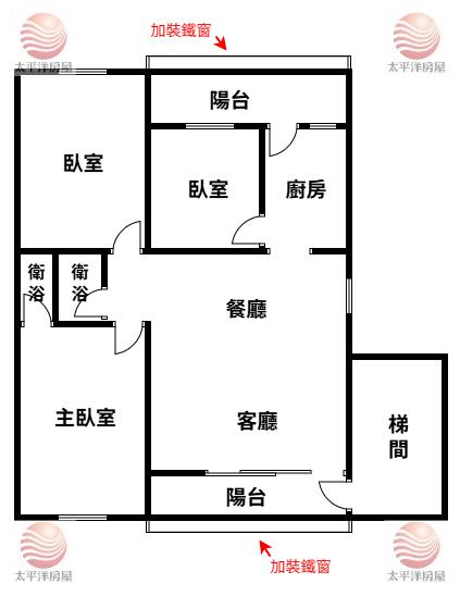 泰山買房賣屋明志國小旁方正三房,新北市泰山區明志路二段