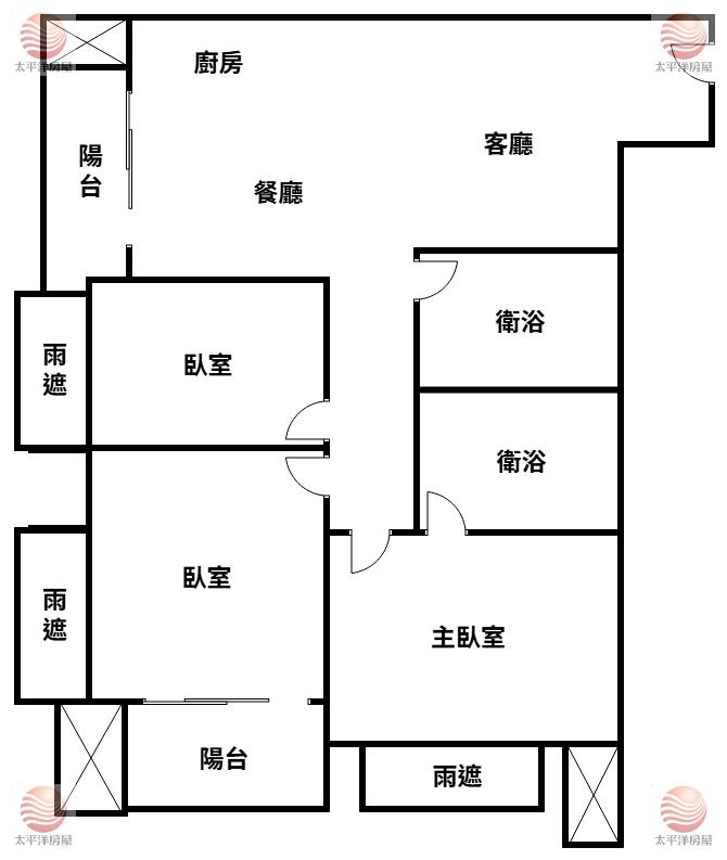 五股買房賣屋精美邊間三房車,新北市五股區芳洲二路