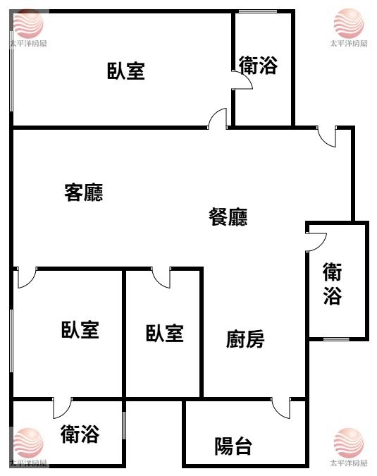 五股買房賣屋富總雙主臥三房車,新北市五股區新城一路