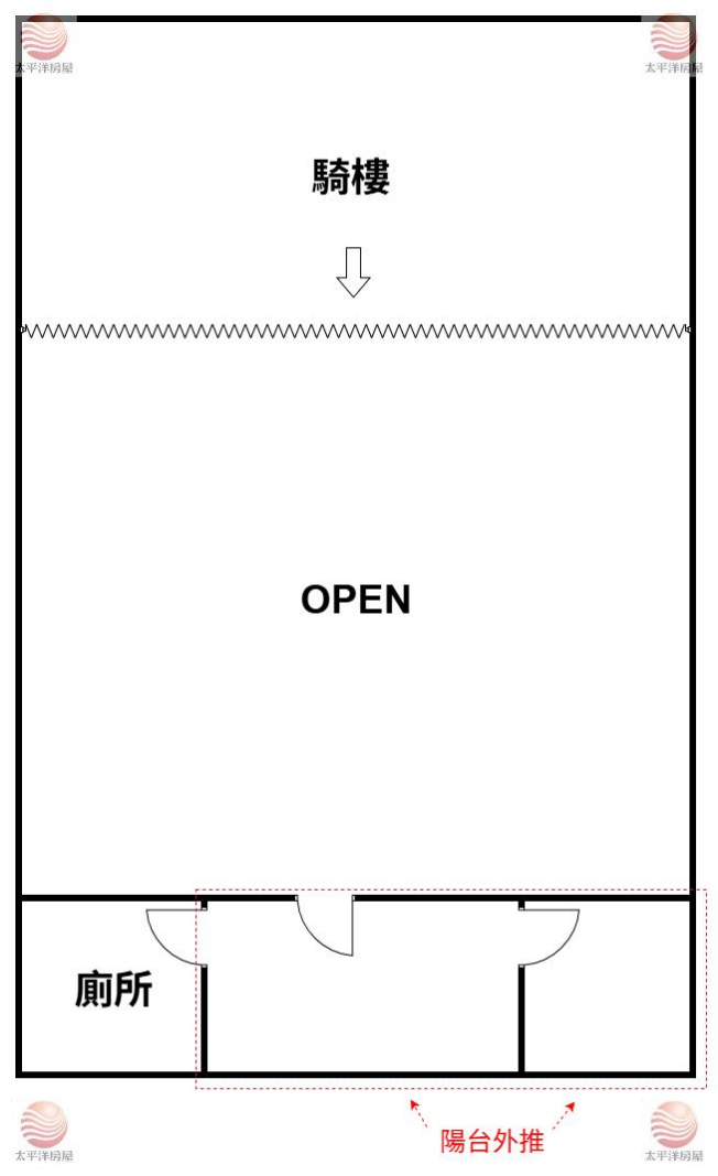 ☀泰山買房賣屋18甲7米面寬金店面,新北市泰山區仁德路