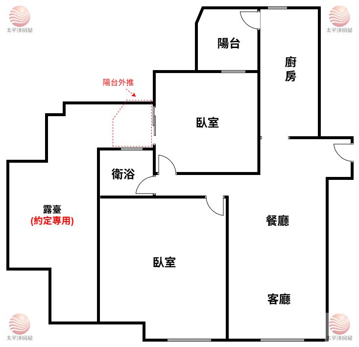 ☀泰山買房賣屋明志天璽．露臺戶採光兩房車,新北市泰山區明志路二段