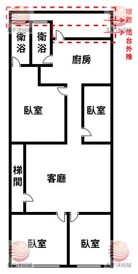 泰山買房賣屋溫馨家園四房天然瓦斯二樓公寓,新北市泰山區明志路二段