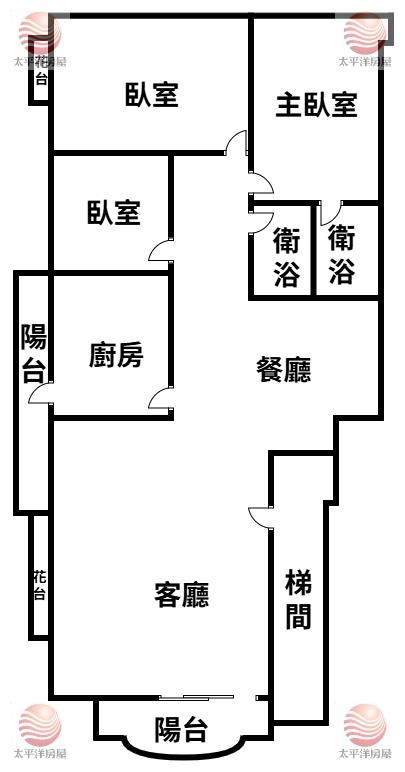 明志天地公園邊間華廈三房,新北市泰山區明志路三段