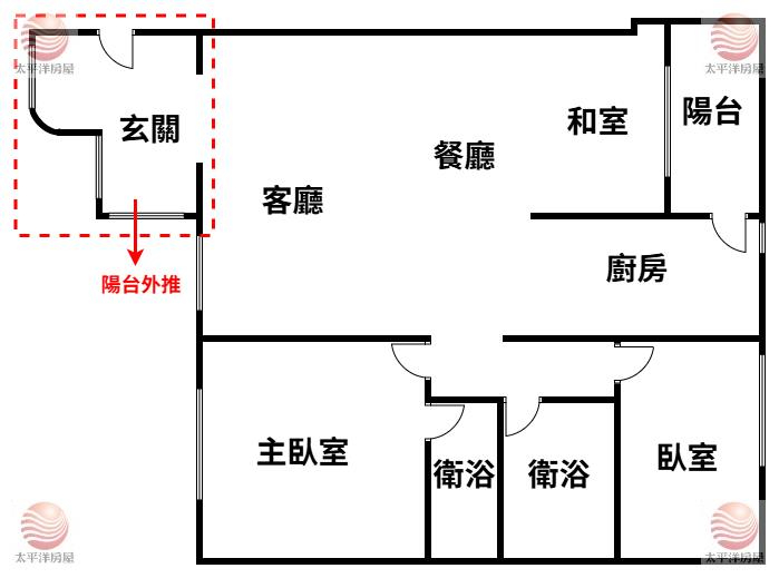 泰山買房賣屋低公設日系美學三房車,新北市泰山區泰林路二段